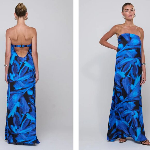 RESA - Ophelia Maxi Dress in Lagoon - Size M - Picture 2 of 5